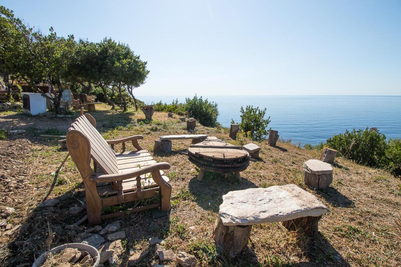Coin De Paradis Vue Dominante Sur Mer, Montagne Et Tour Genoise Avec Jacuzzi Pino エクステリア 写真